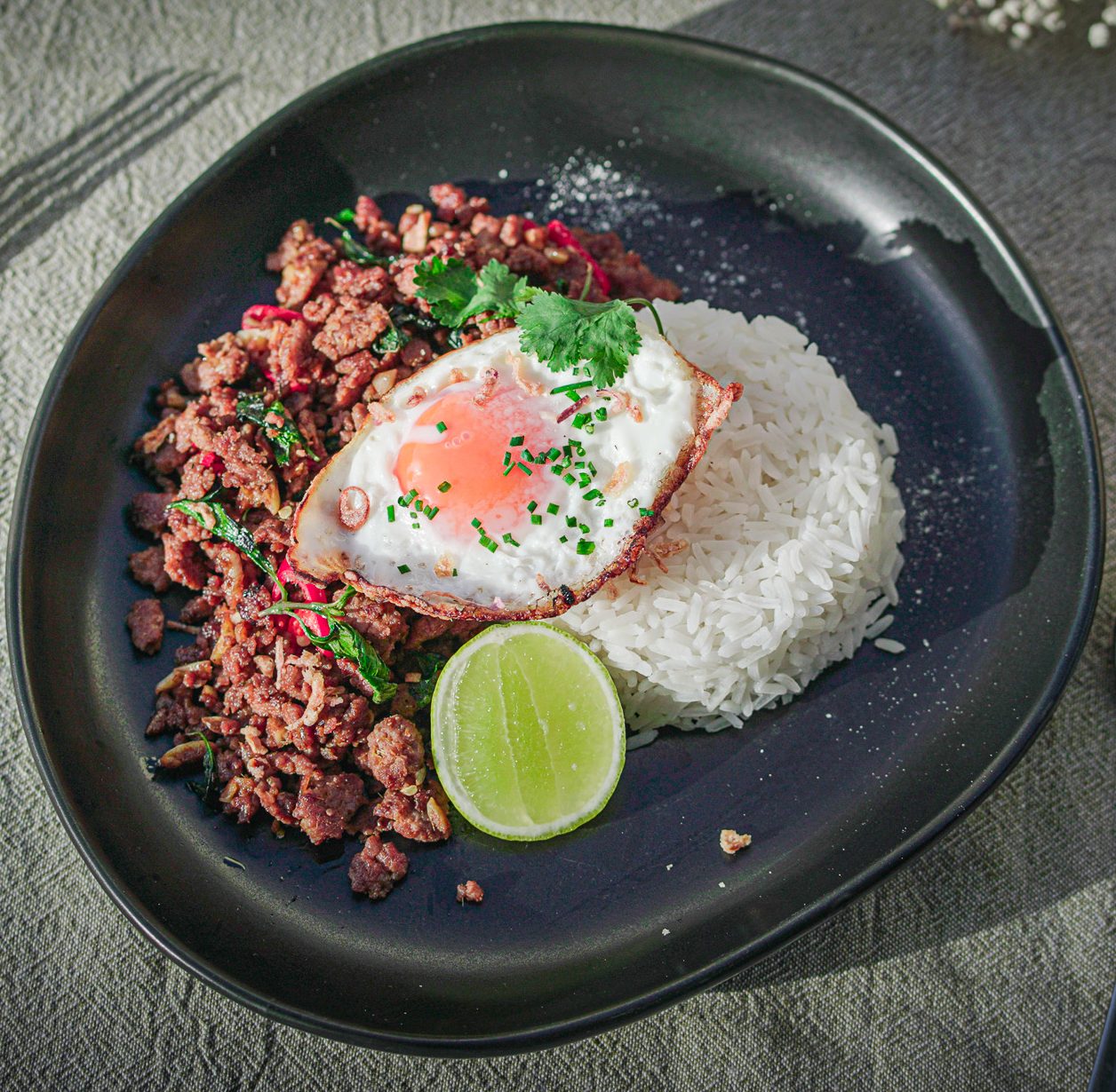 Photo of Pad Kra Pao with Capretto