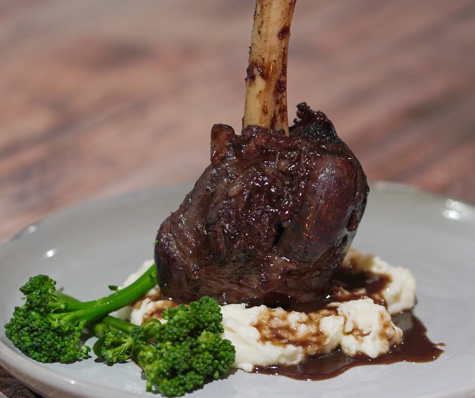 Photo of Red Wine Braised Ex-dairy Goat Shanks